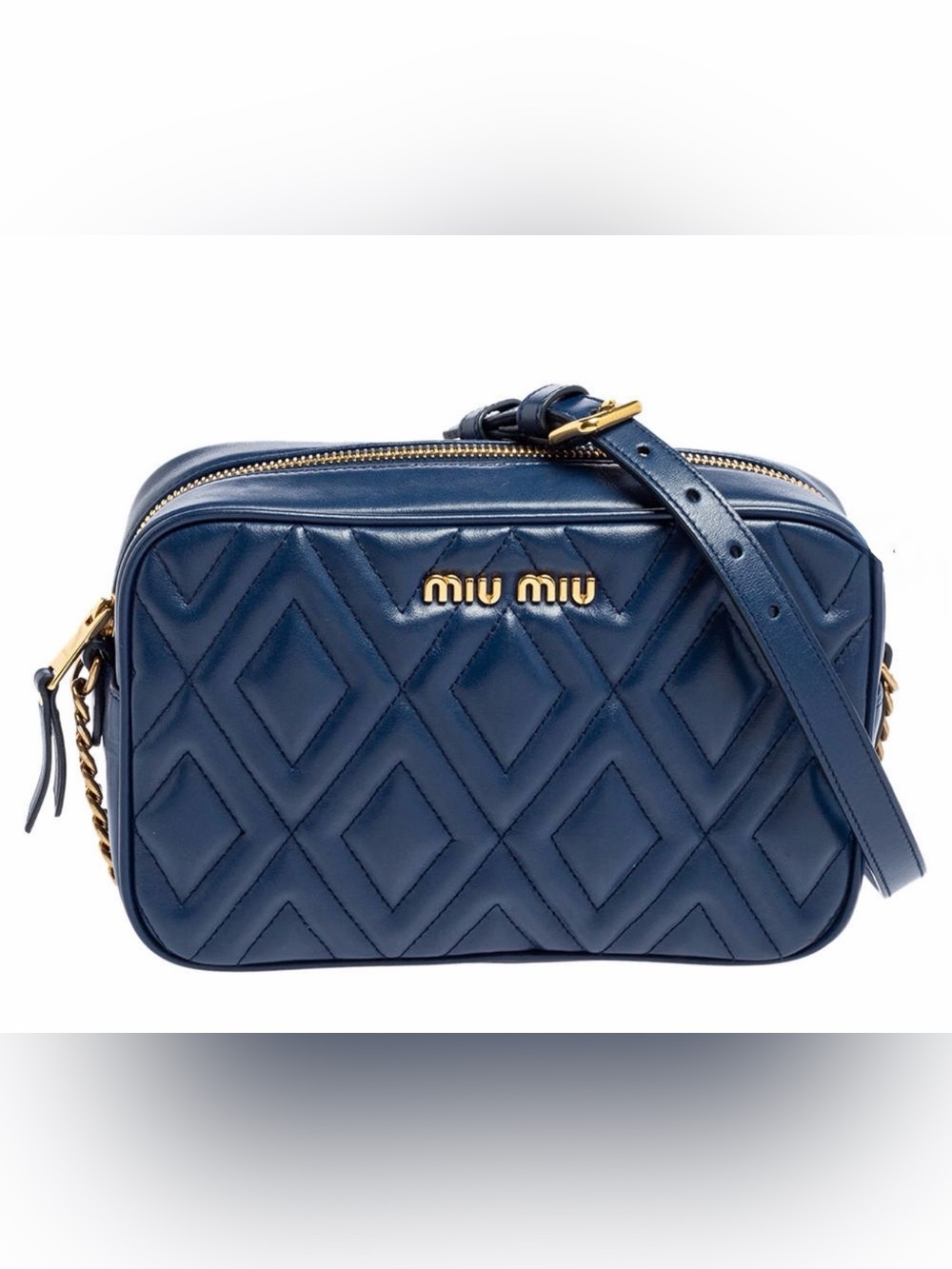 NWOT ✨ Miu Miu Navy Crossbody